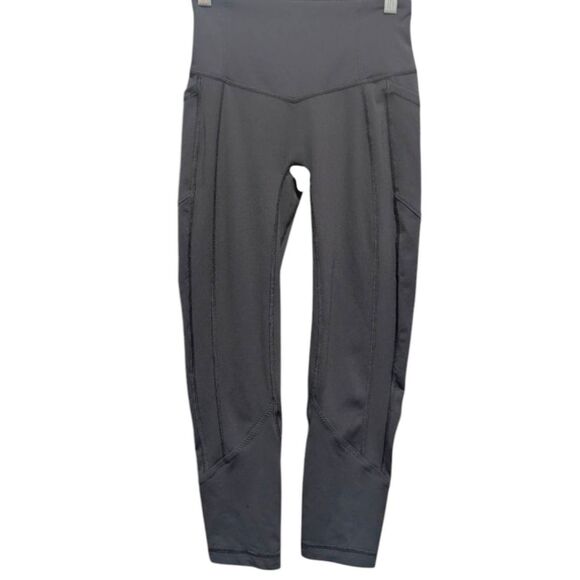 LULULEMON ATHLETICA All The Right Places Crop II '23" In Black Size 4 - Picture 6 of 7